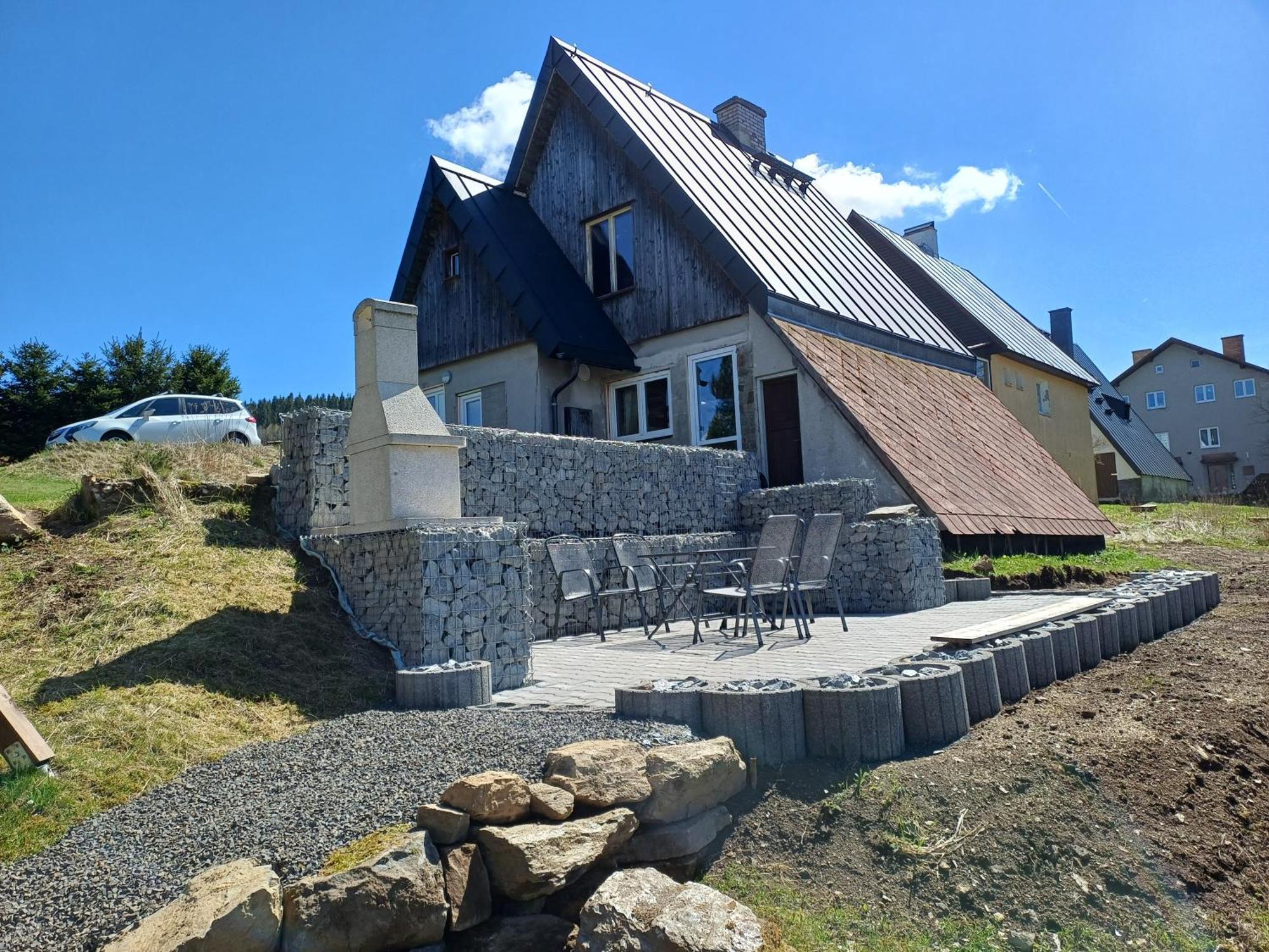Chaloupka Na Vrsku Villa Loucna pod Klinovcem Exterior photo